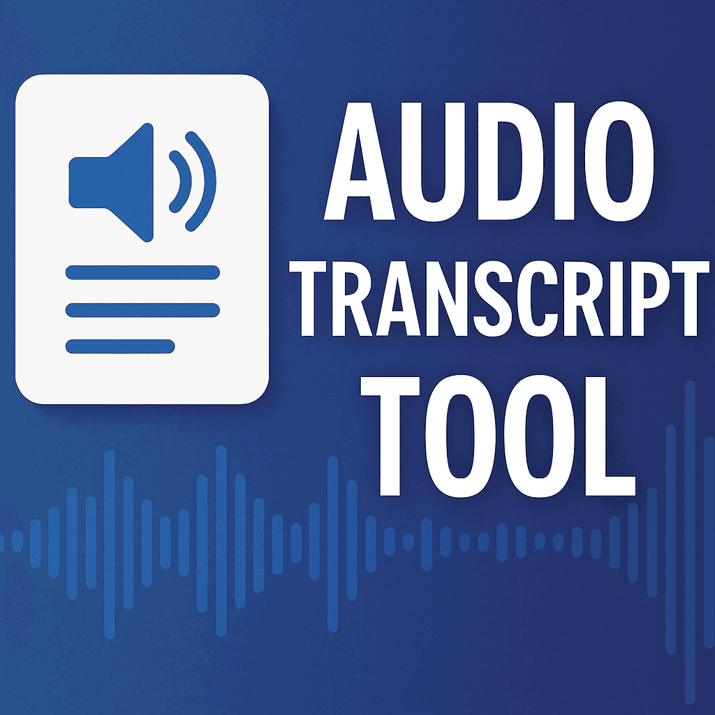 Audio Transcript Tool
