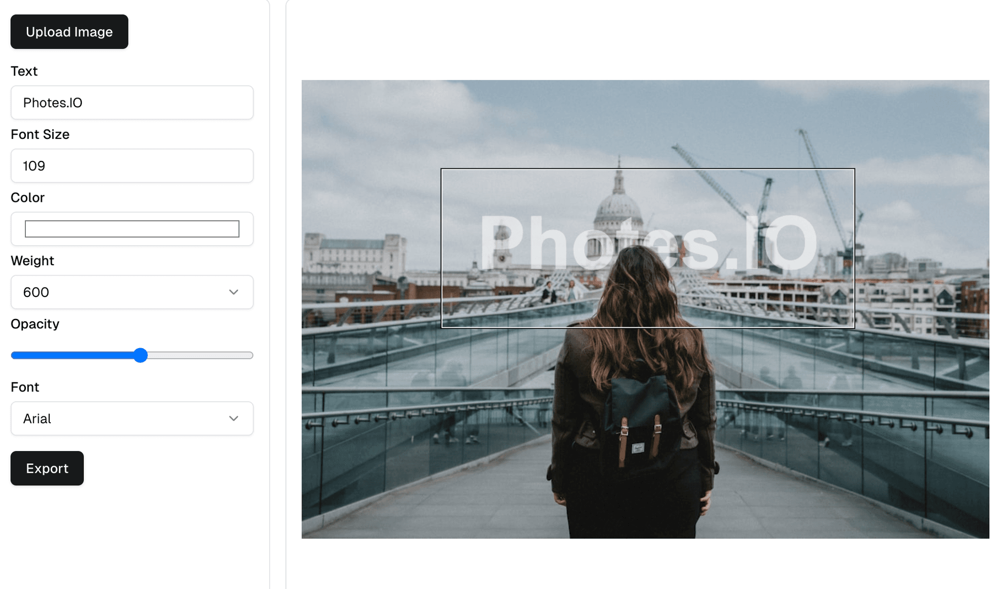 Add Text Behind Image | Free Online Background Text Tool