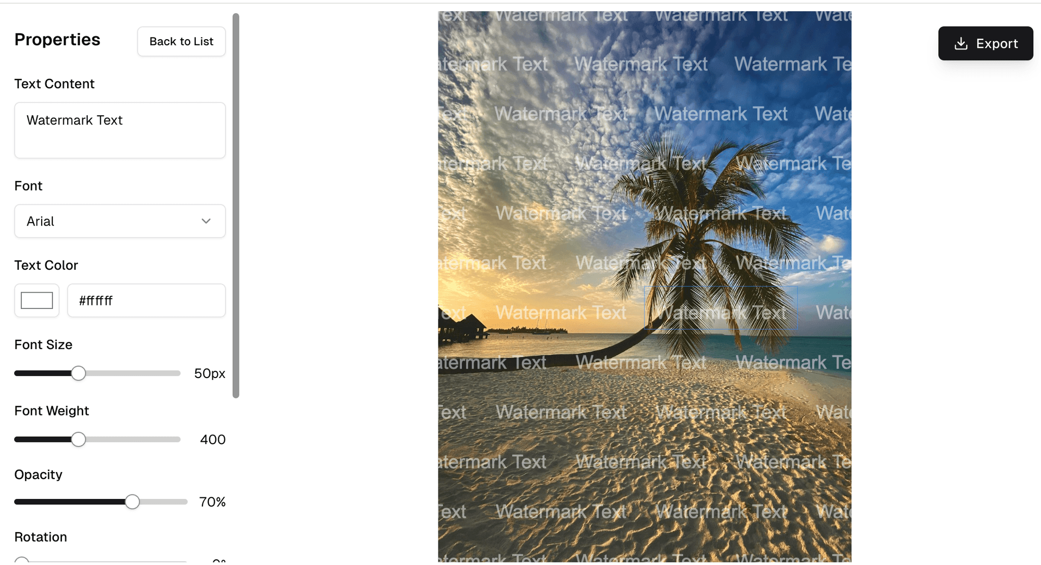 Image watermark Tool