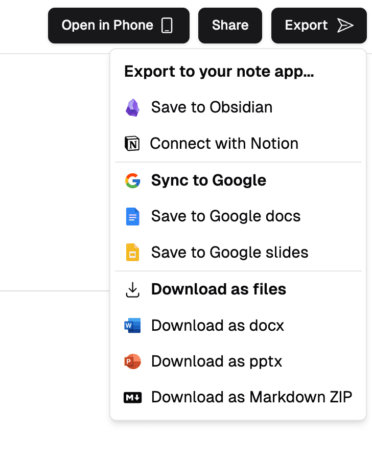 Connecting to Google account