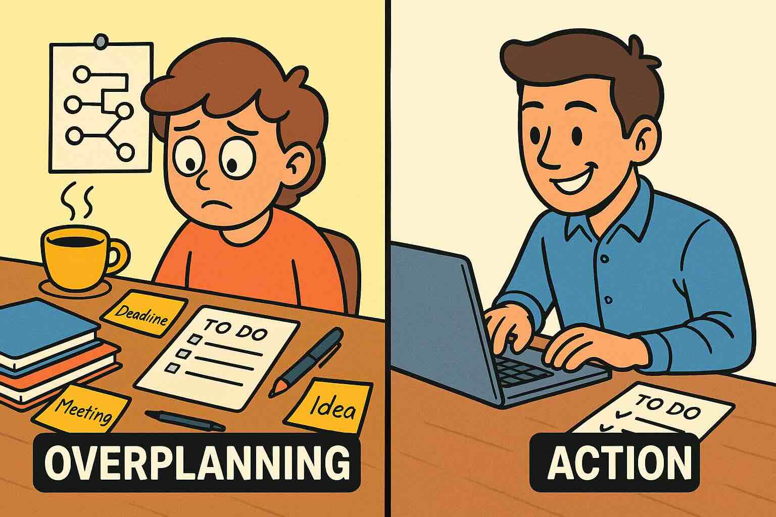 Stop Overplanning - Simple Ways to Start Taking Action – Pixno Blog